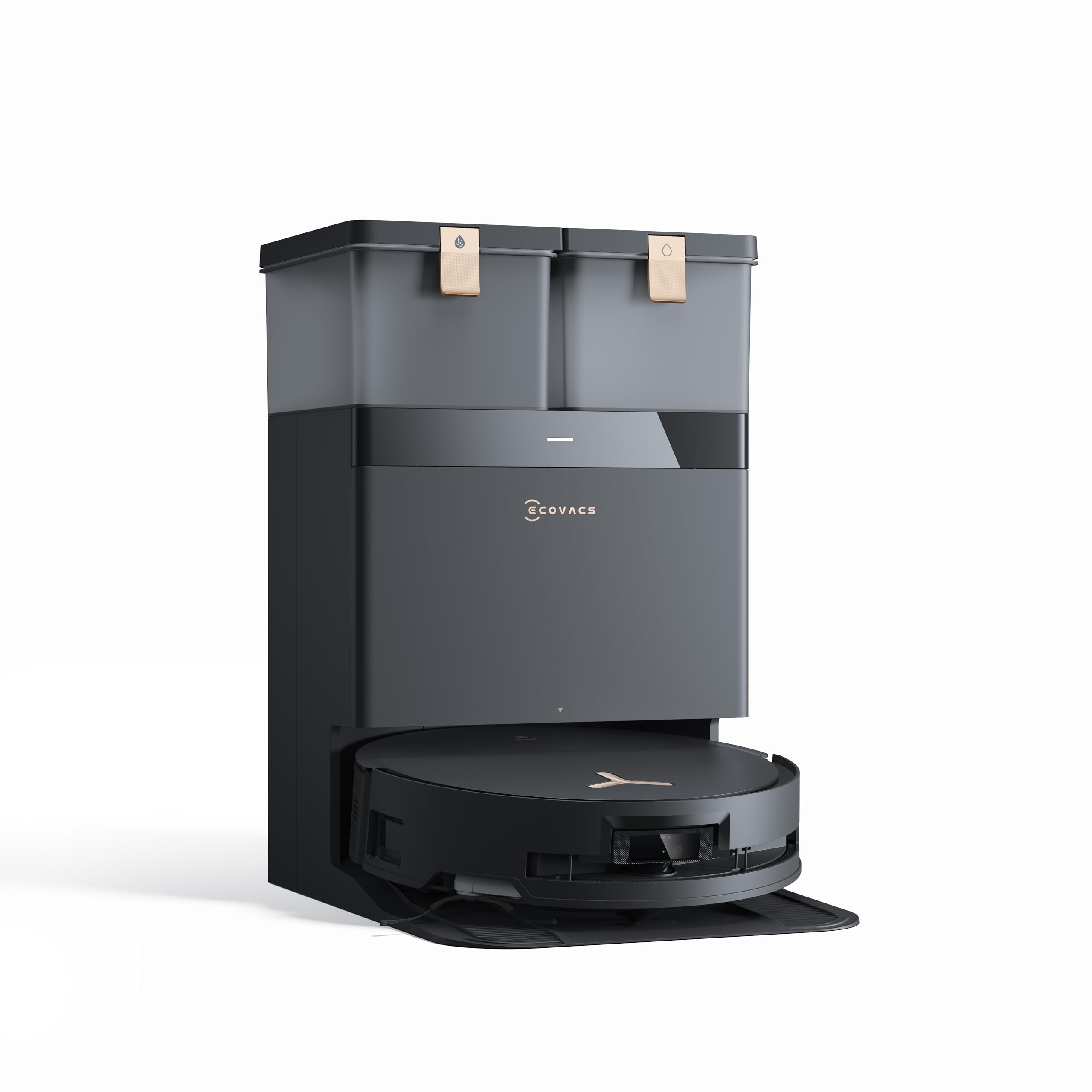 ECOVACS DEEBOT X8 PRO Omni Saugroboter mit Wischfunktion, 18.000Pa, OZMO Roller, 12-in-1 Station, YIKO-GPT Sprachsteuerung, Moppreinigung