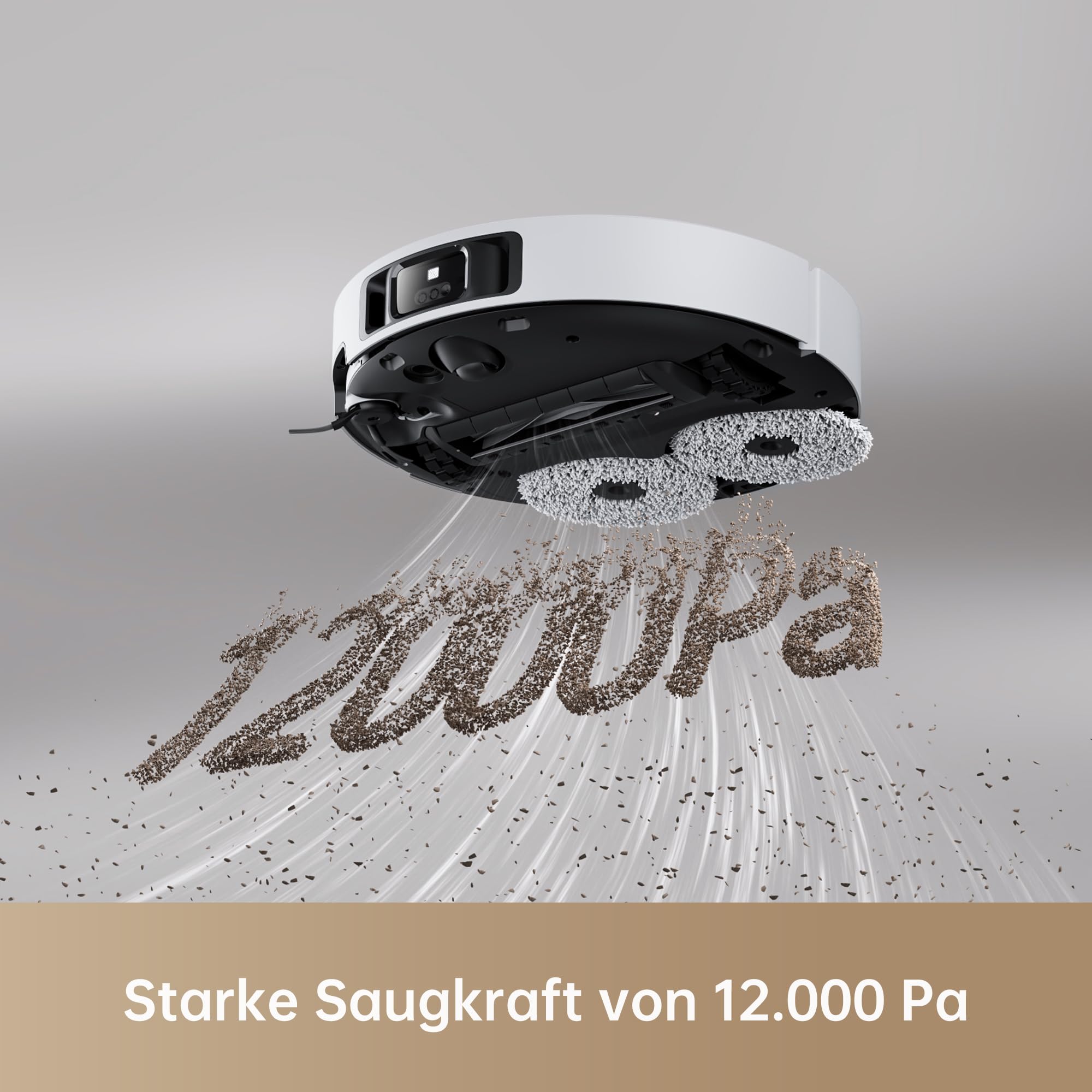 dreame X40 Ultra Complete Saugroboter mit Wischfunktion, 12.000Pa, 70°C Moppreinigung, Anti-Wirrwarr, Anhebbare Bürsten, Selbstreinigung